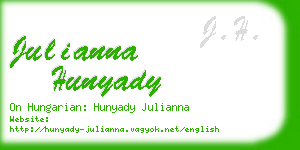 julianna hunyady business card